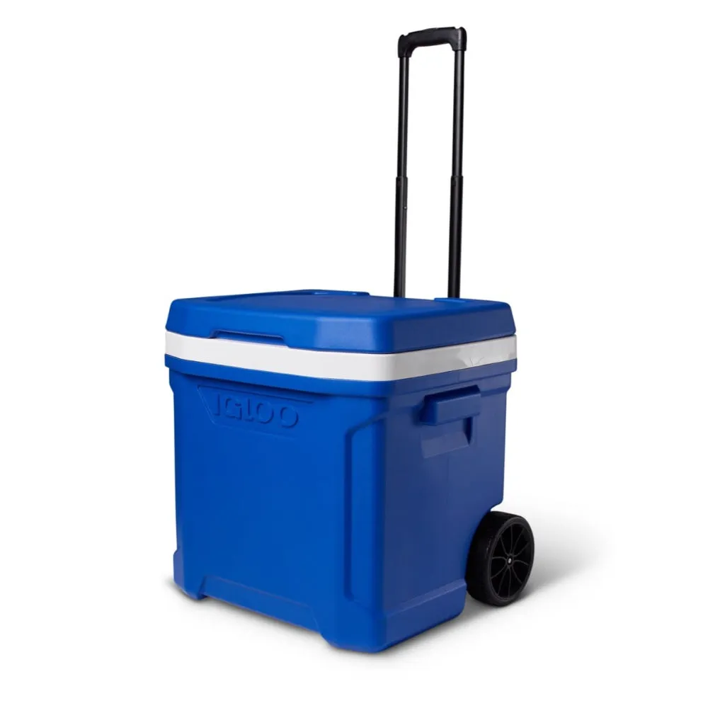 00034679-Igloo-Profile II 60 Roller Cooler Box - Majestic Blue
