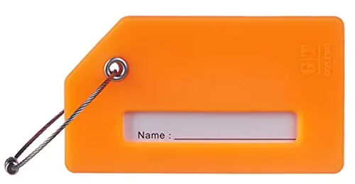 2 Pack Silicone Luggage Tag Baggage Handbag School Bag Suitcase