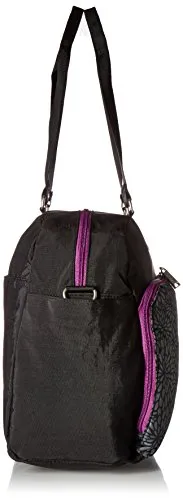 Baggallini Women'S Travel Duffel, Pewter Floral Multi