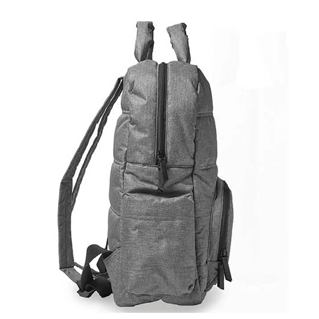 BK718 Backpack Heather Grey