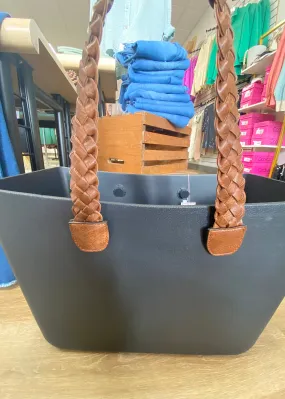 Brown Braided Strap For Versa Tote