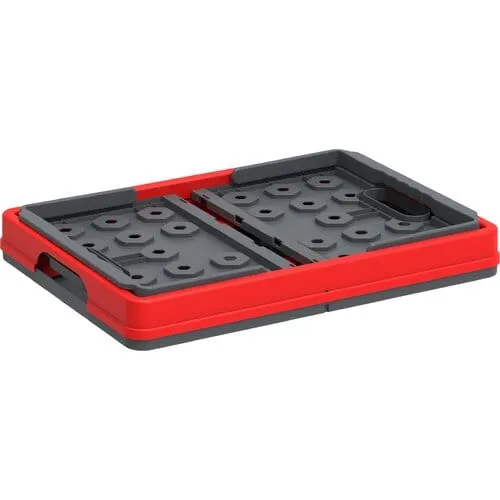 DuraMax | Foldable Basket Red with Gray