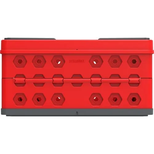 DuraMax | Foldable Basket Red with Gray