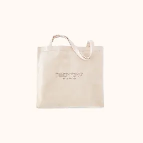 Embroidered Canvas Tote