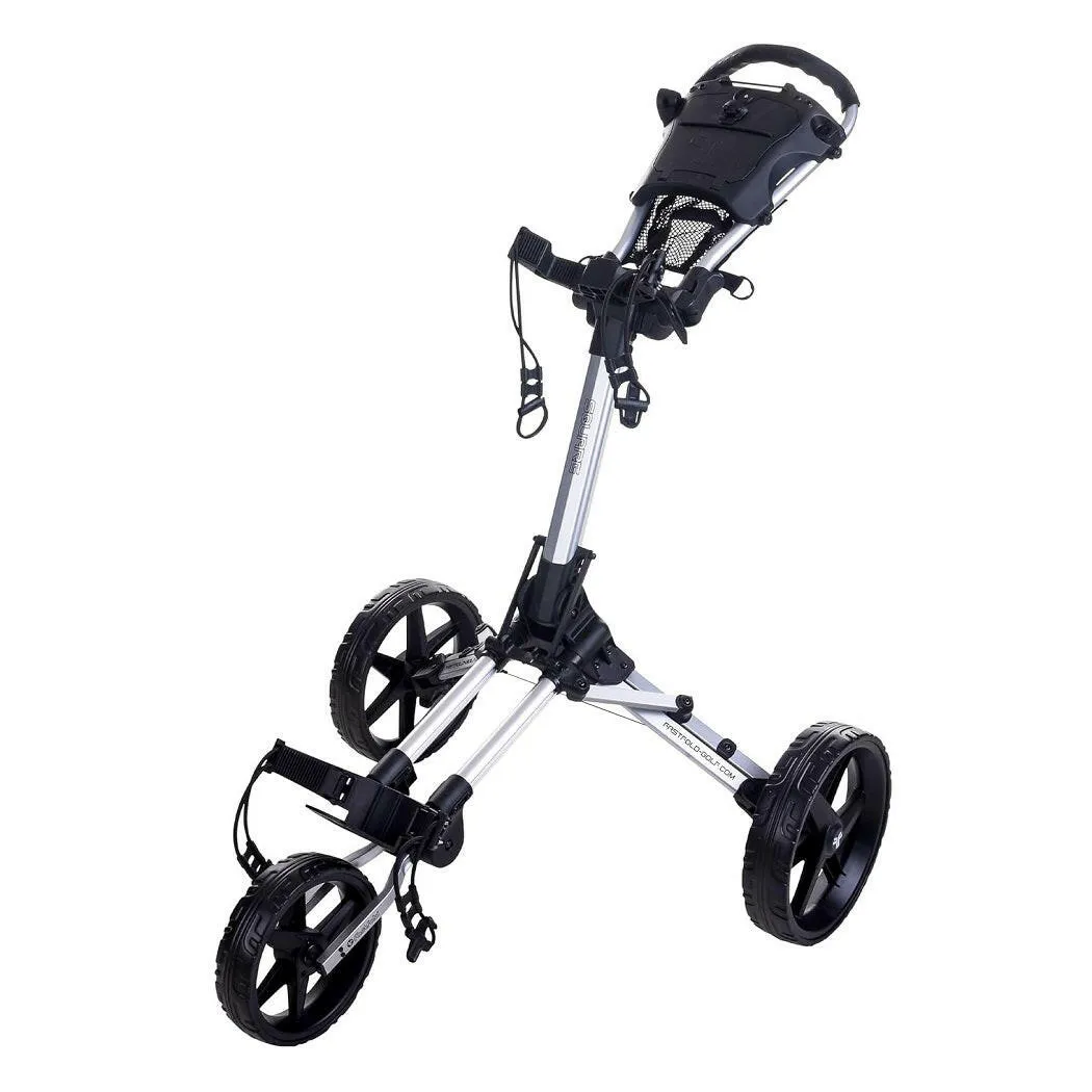 Fastfold SQUARE 3-Wheel Folding Pull/Push Golf Trolley