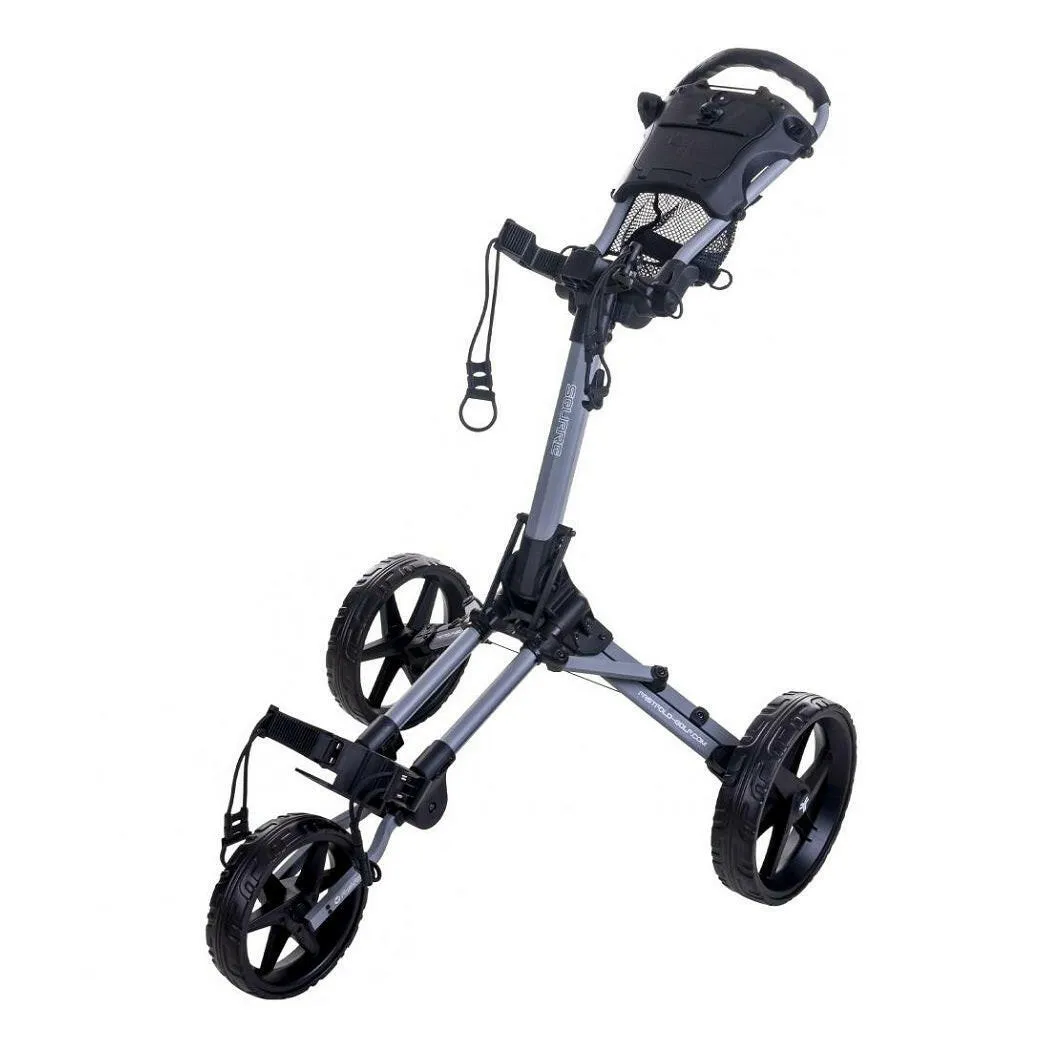Fastfold SQUARE 3-Wheel Folding Pull/Push Golf Trolley