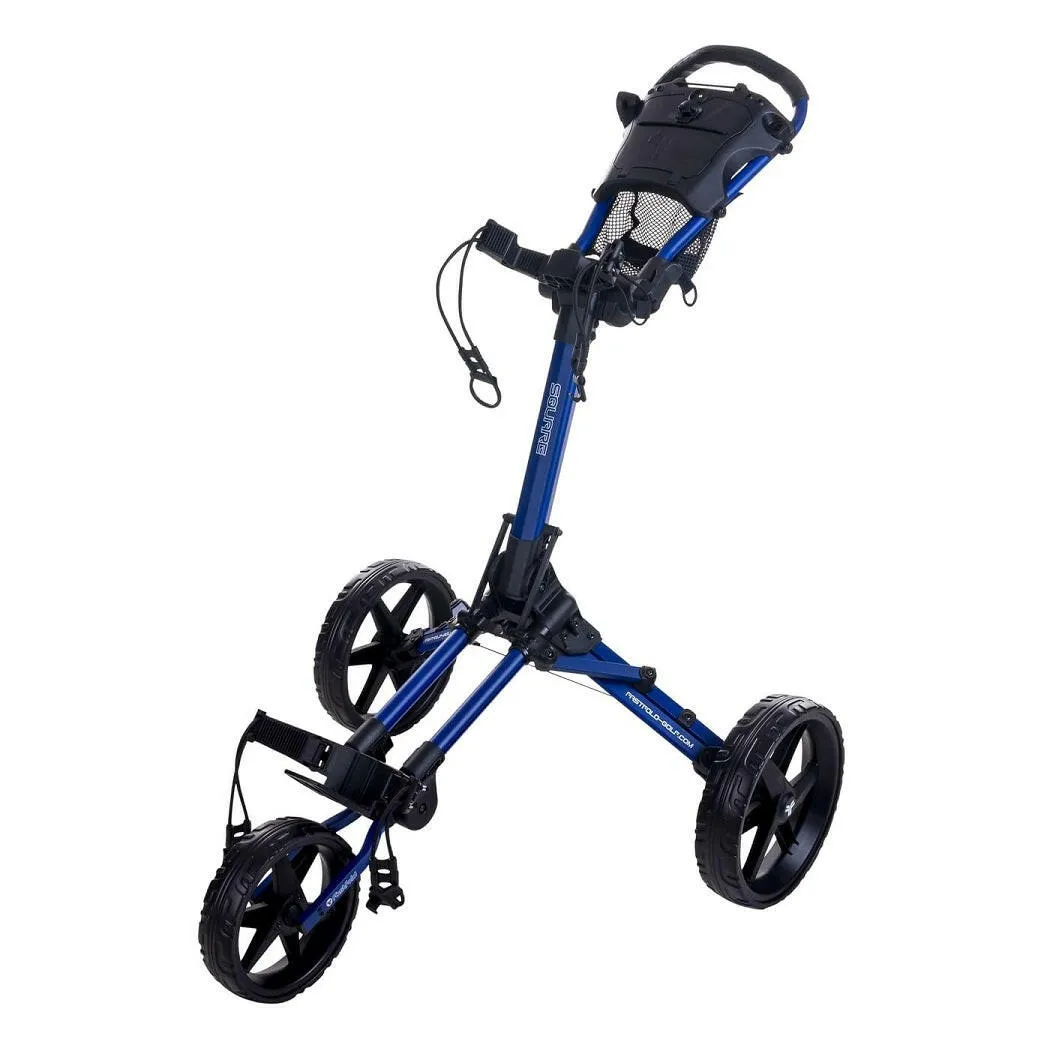 Fastfold SQUARE 3-Wheel Folding Pull/Push Golf Trolley