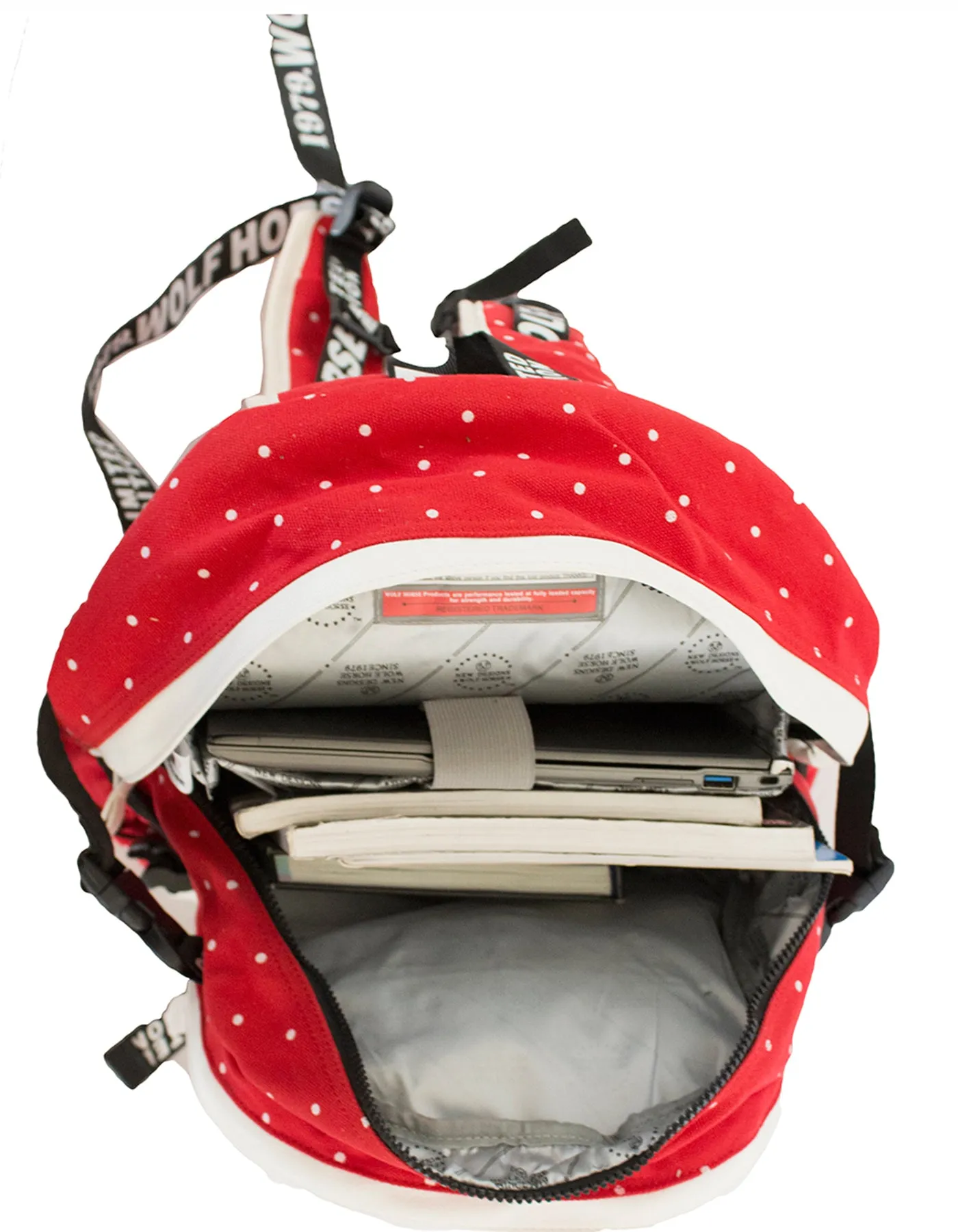 Fino K30 Wolf Horse 22L Unisex 15 Inch Laptop Backpack