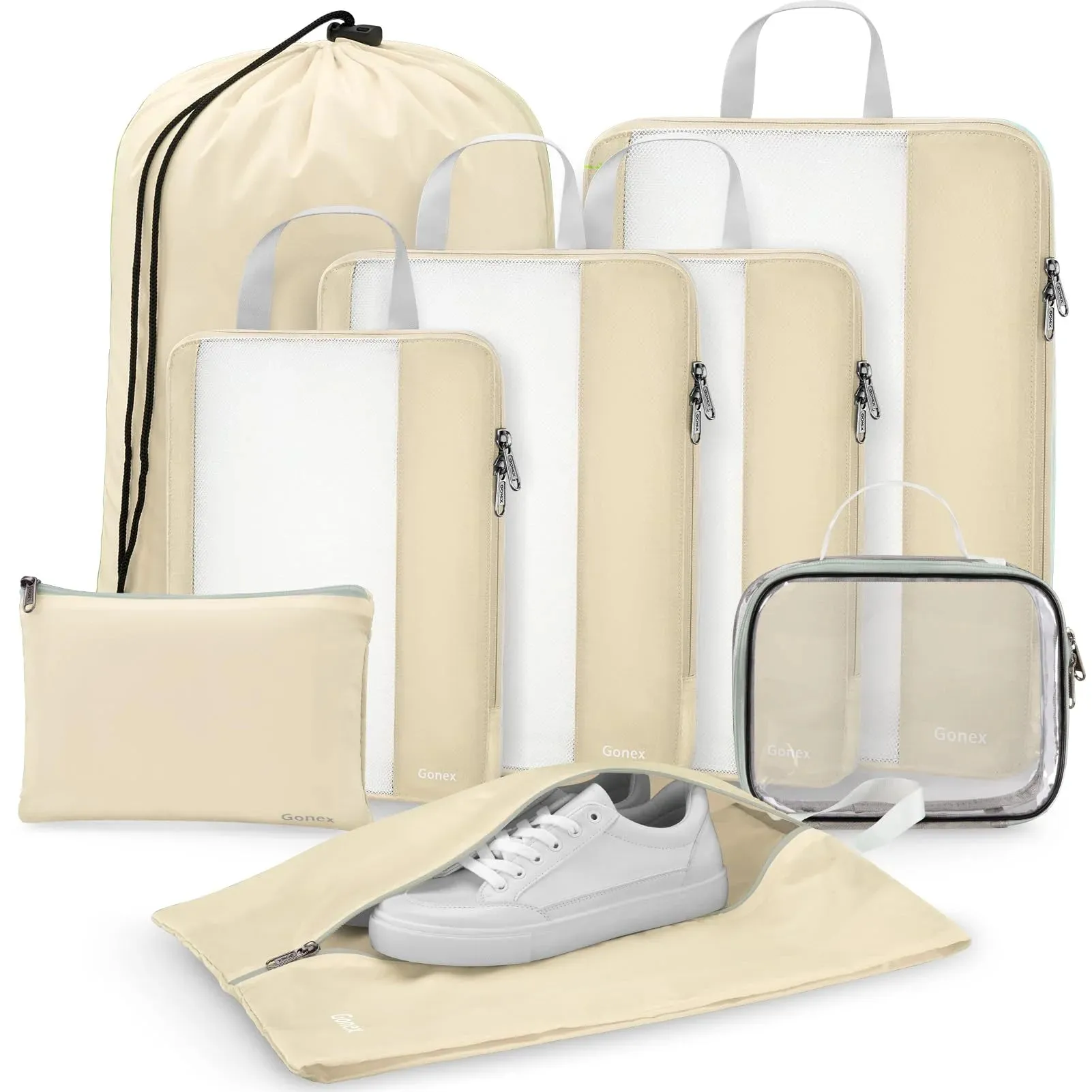 Gonex Compression Packing Cubes 8 Pcs