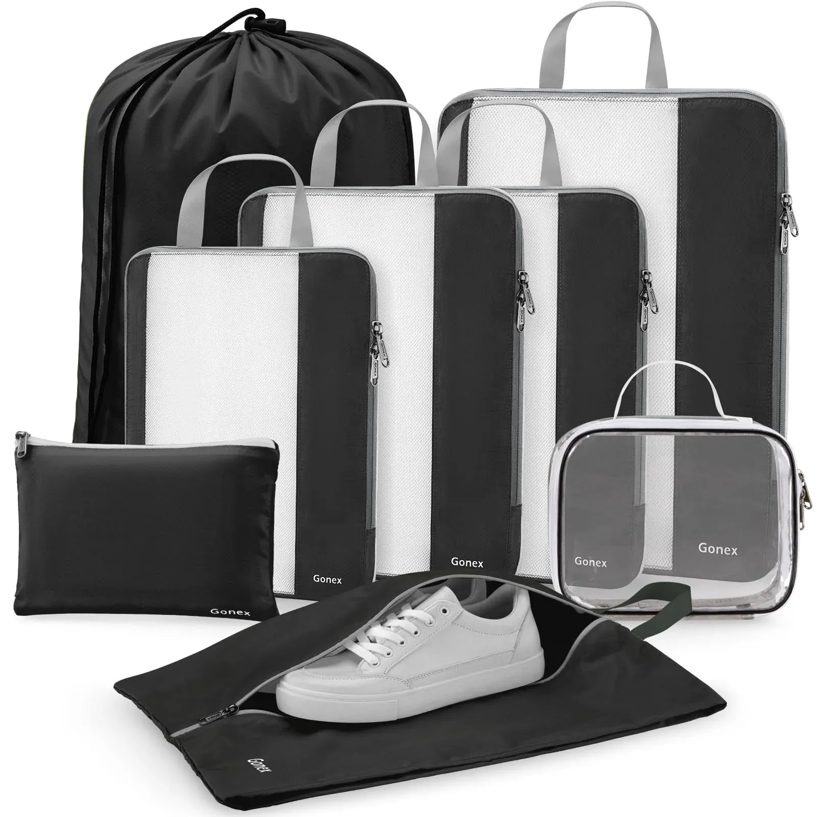 Gonex Compression Packing Cubes 8 Pcs
