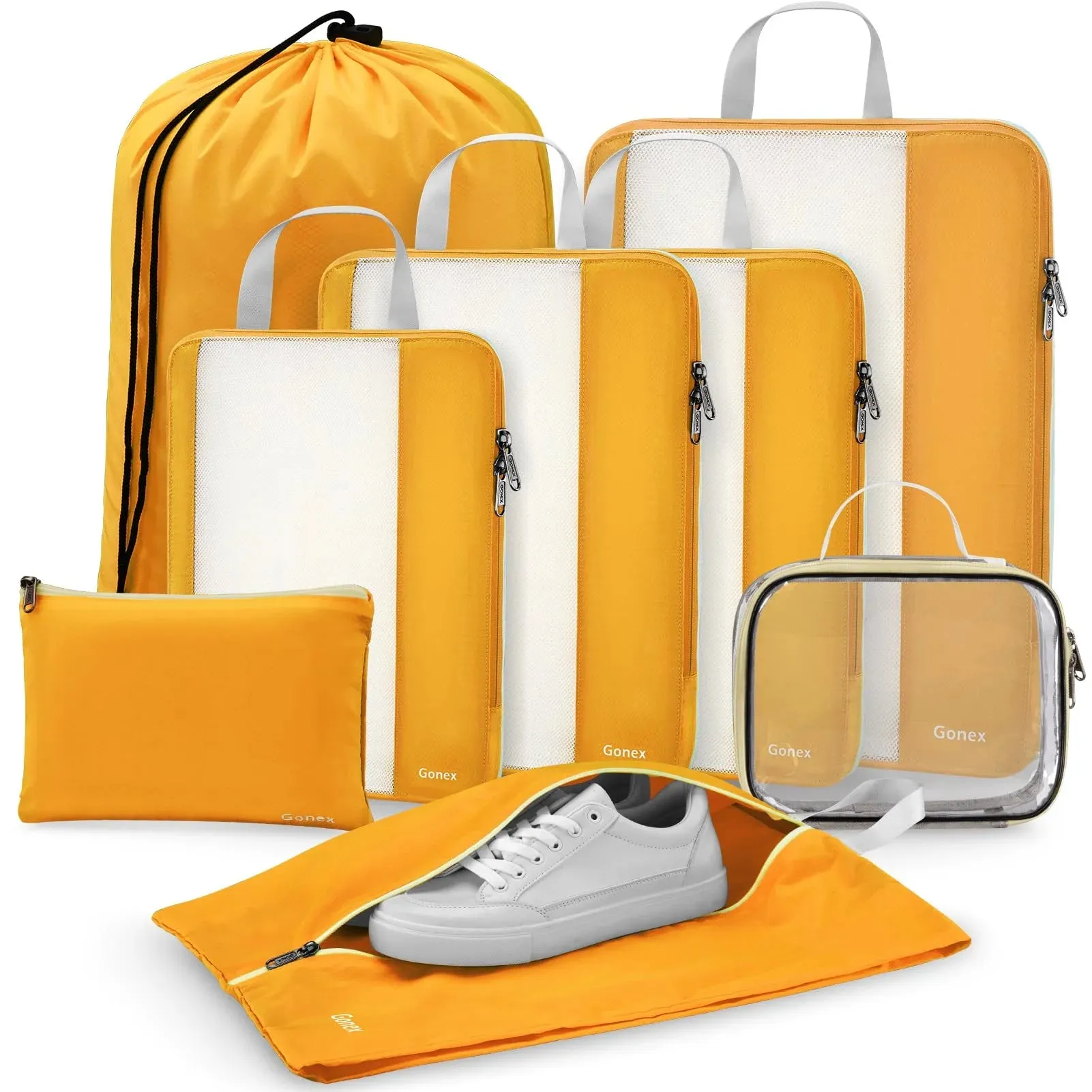 Gonex Compression Packing Cubes 8 Pcs