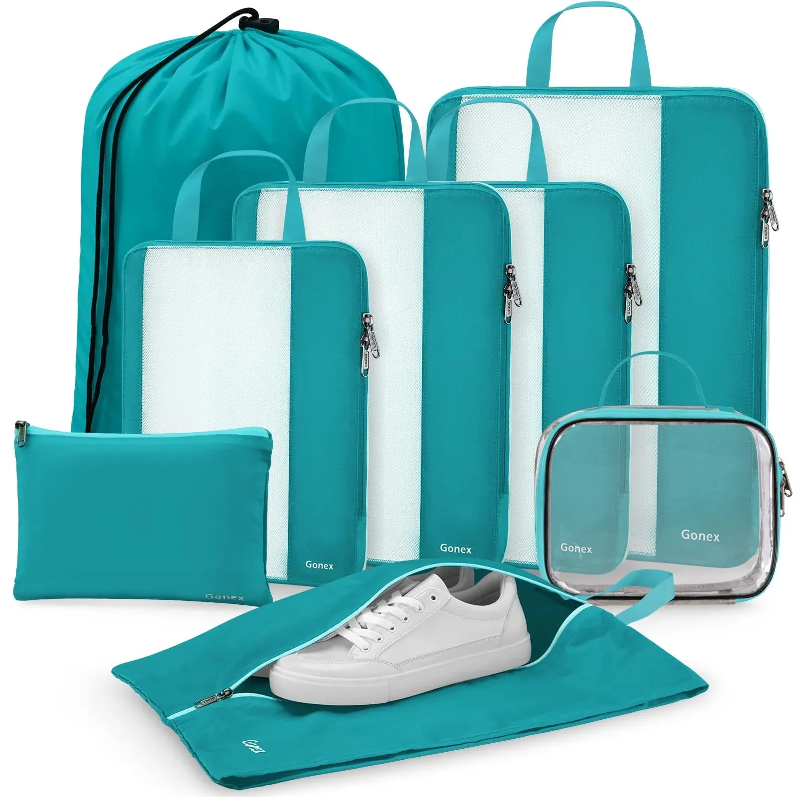 Gonex Compression Packing Cubes 8 Pcs