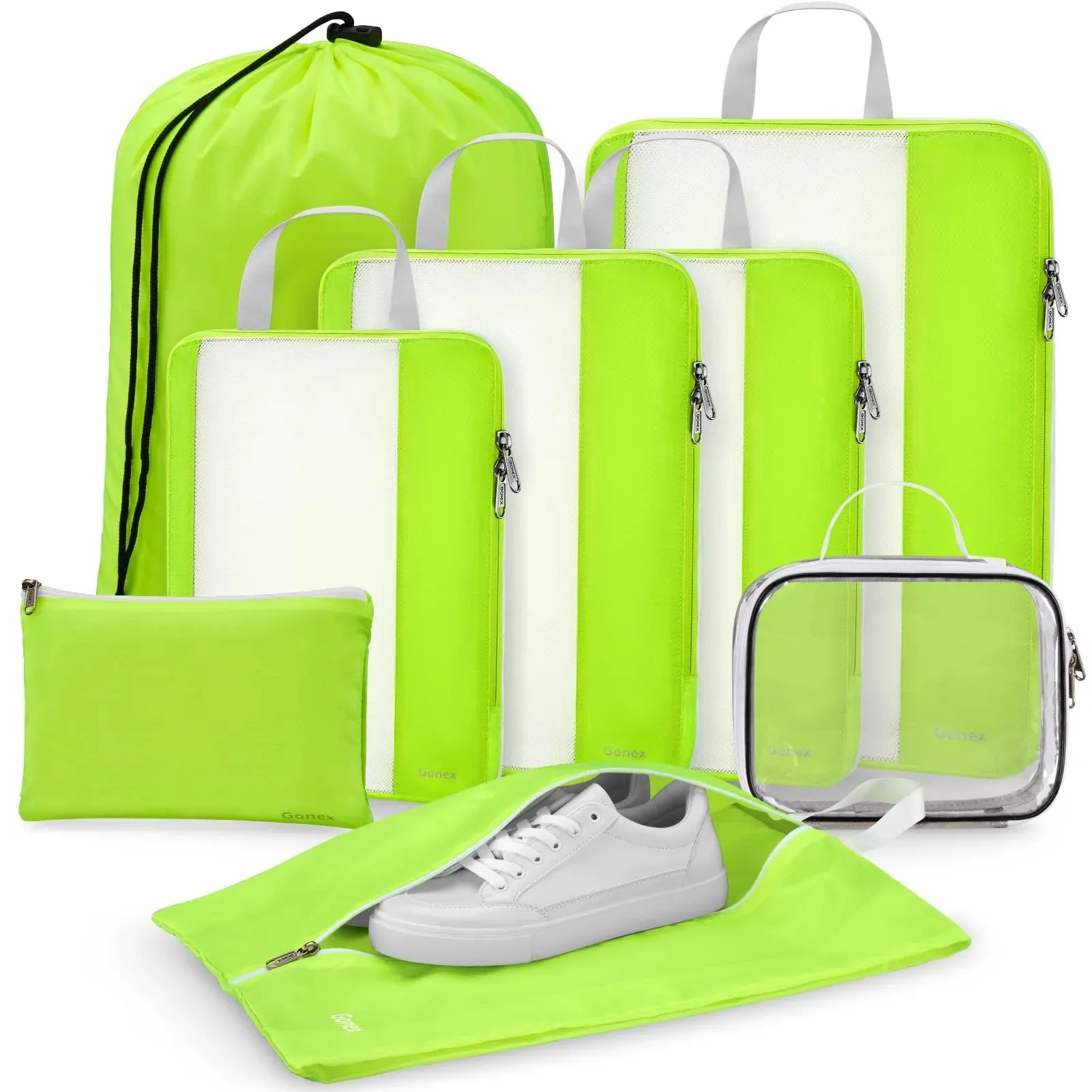 Gonex Compression Packing Cubes 8 Pcs