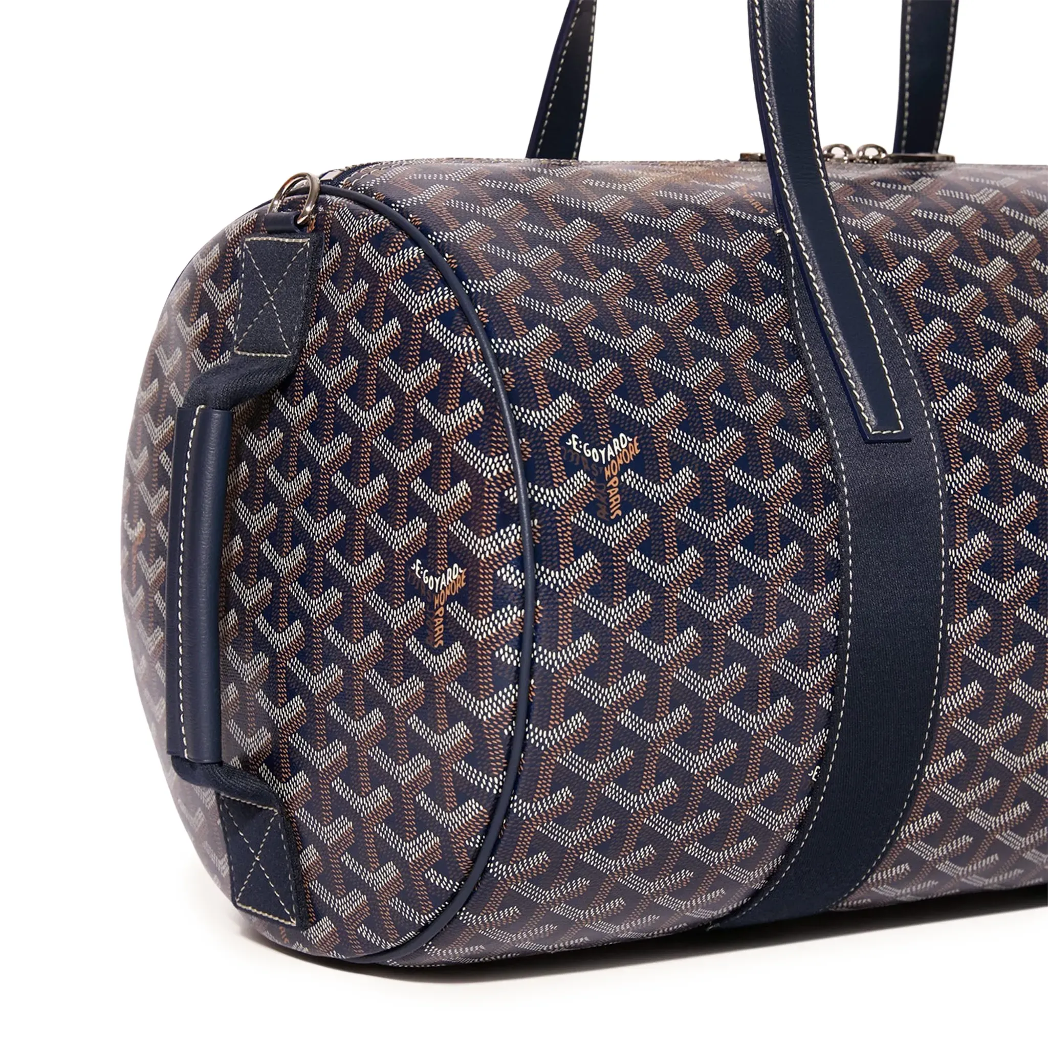 Goyard Barrel 40 Sports Bag Navy Blue