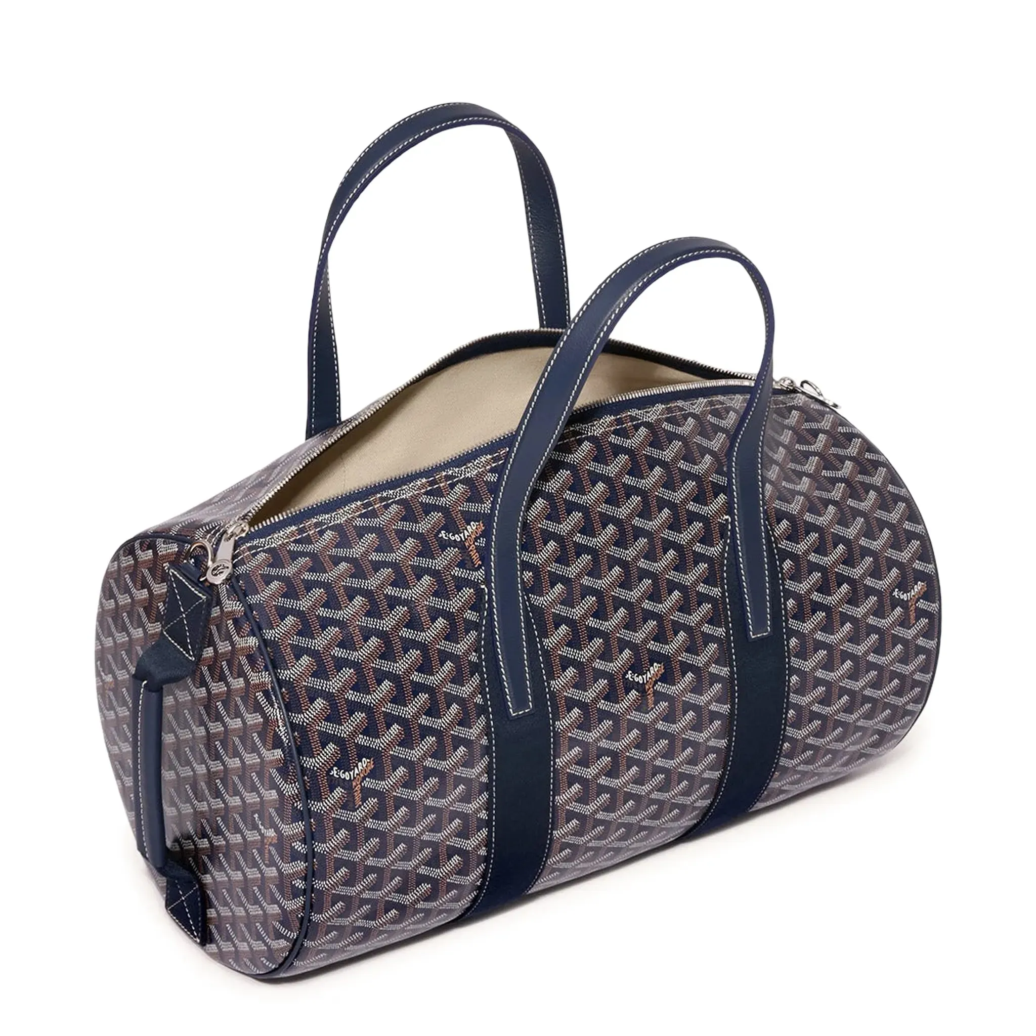 Goyard Barrel 40 Sports Bag Navy Blue