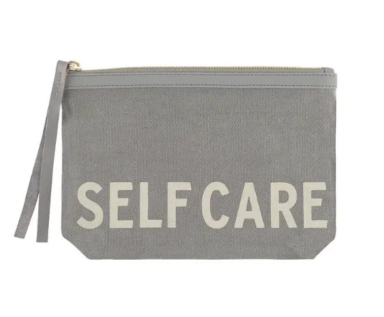 Grey Canvas Pouch