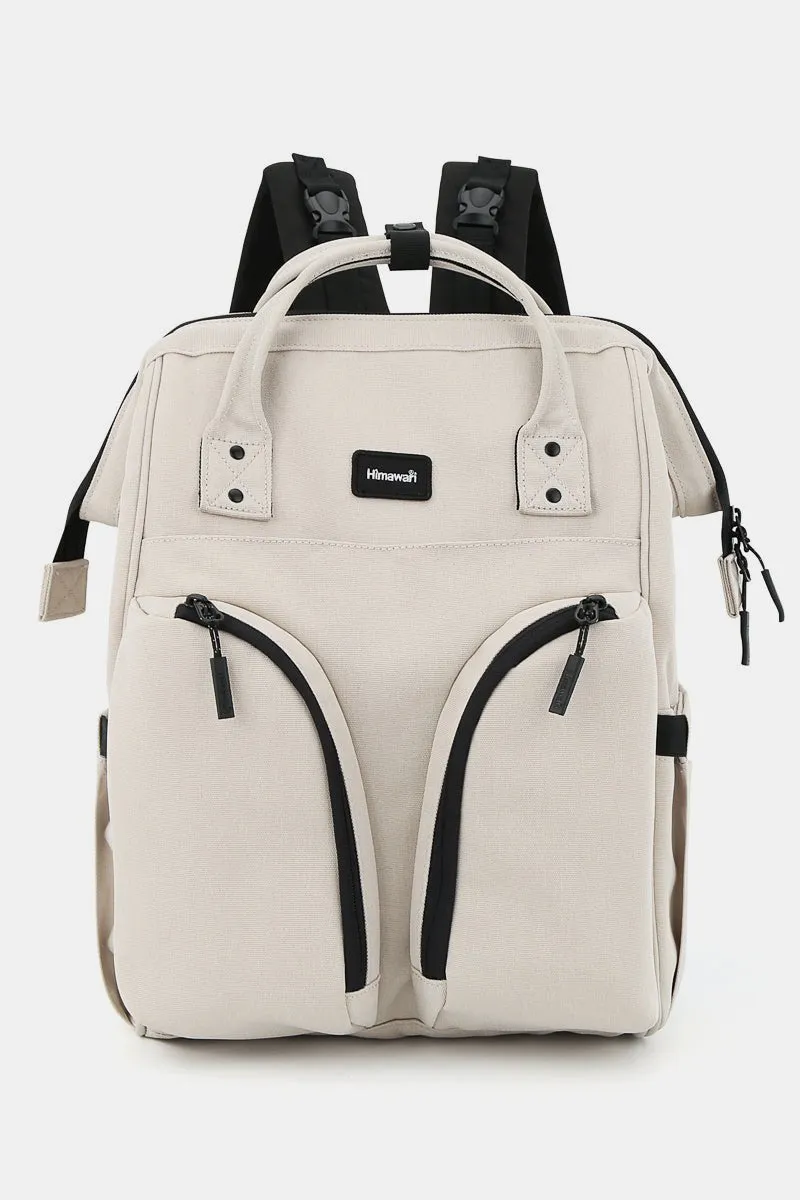 Himawari Waterproof Backpack Bag with Multilayer Pockets🟤⚪️🔴🟠🟣🔵🟢⚫️