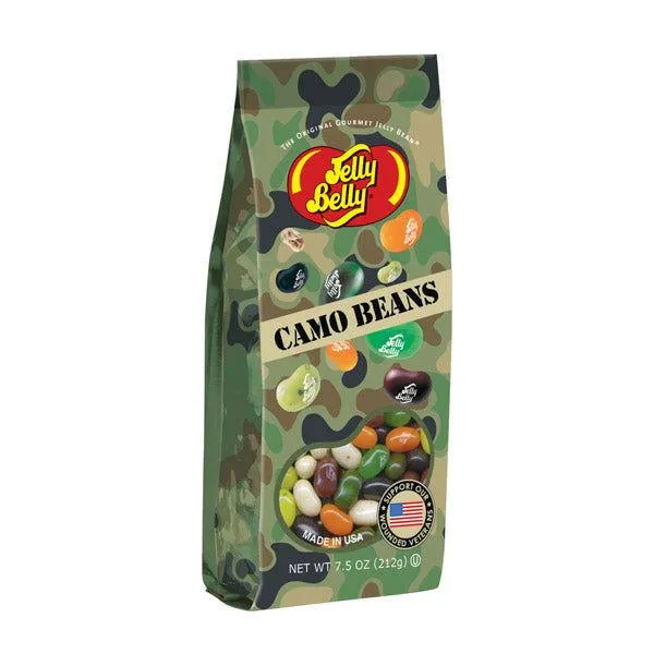 Jelly Belly Camo Bean 7.5 Ounce Gift Bags