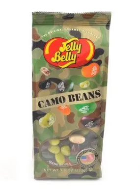 Jelly Belly Camo Bean 7.5 Ounce Gift Bags