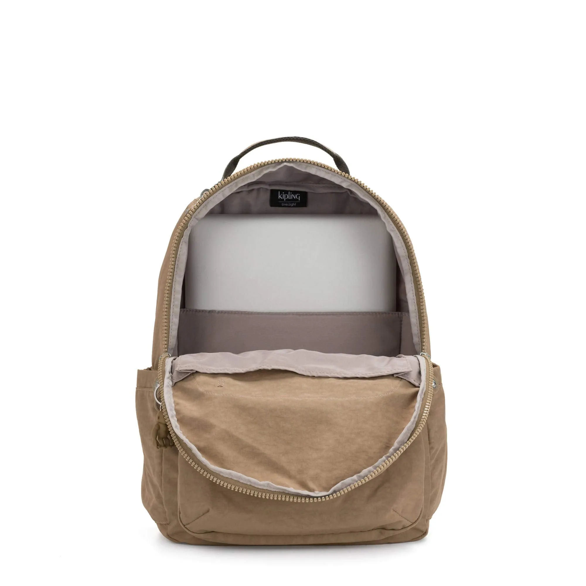 Kipling Seoul Large 15" Laptop Backpack Sand Sp