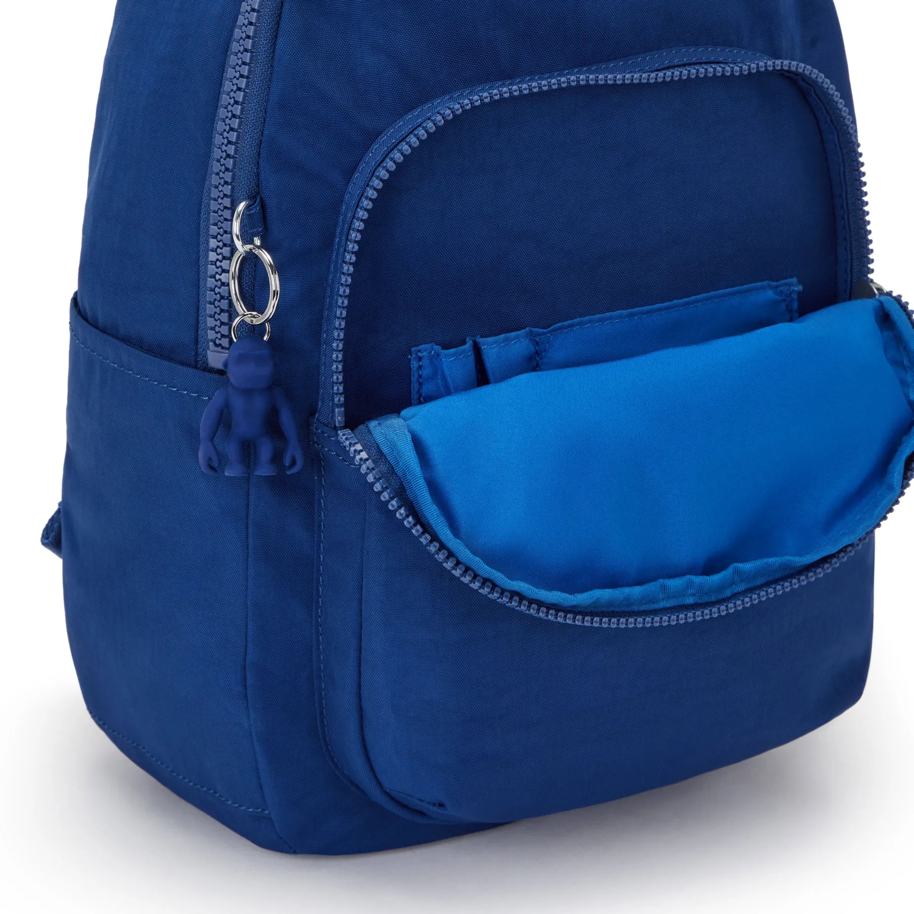 Kipling Seoul Small  Nylon Tablet Backpack Deep Sky Blue