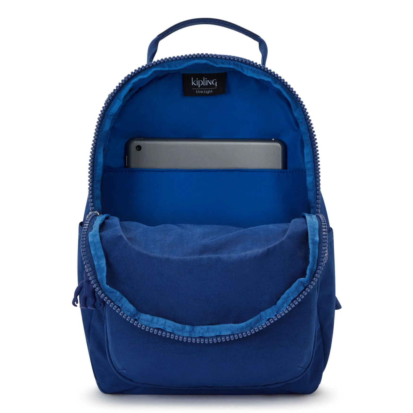 Kipling Seoul Small  Nylon Tablet Backpack Deep Sky Blue