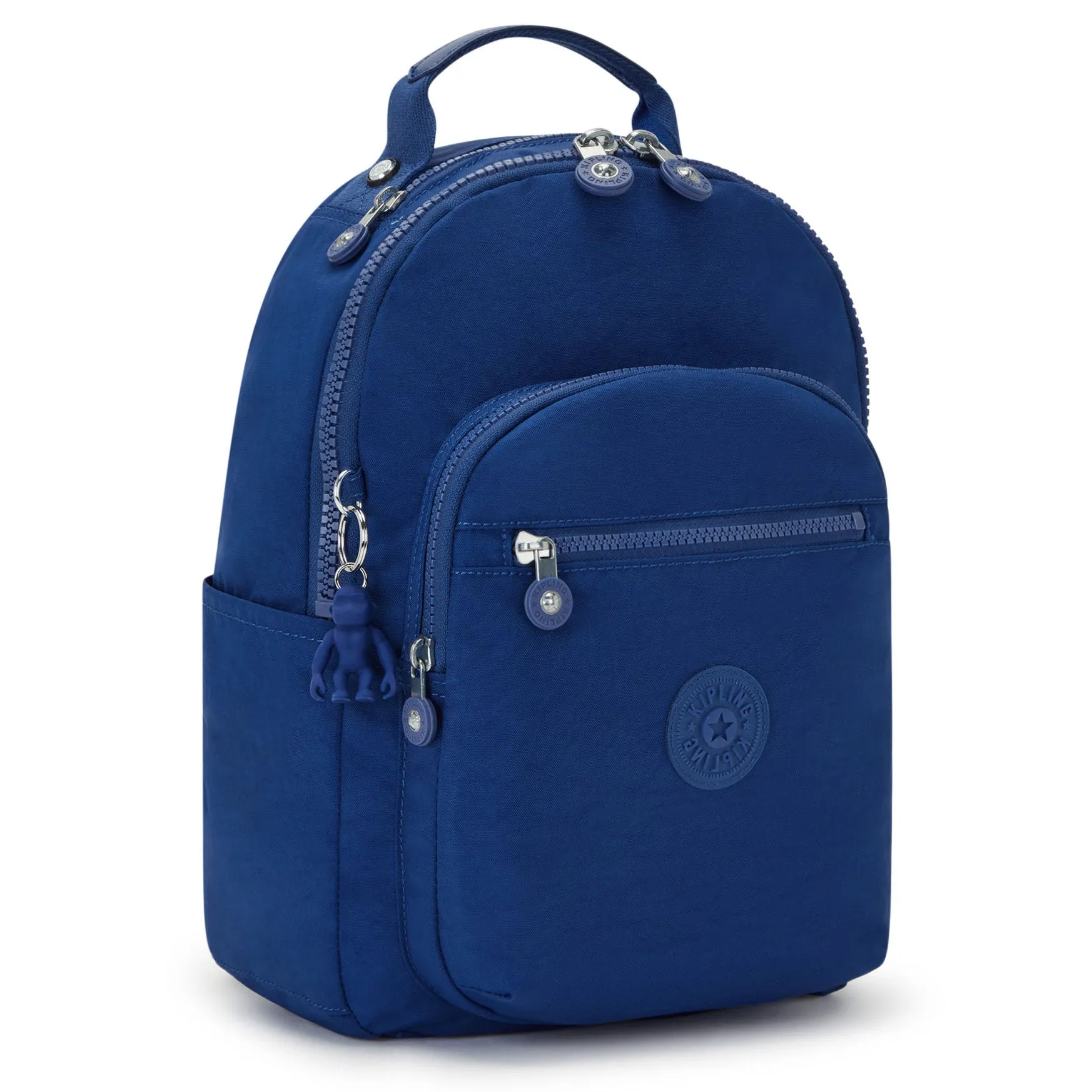 Kipling Seoul Small  Nylon Tablet Backpack Deep Sky Blue