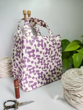 Knitting Project Bag, Lunch Tote, Nolita