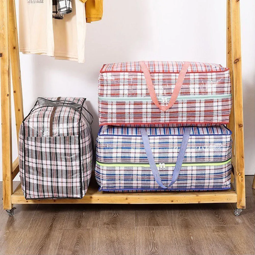 Large Waterproof Luggage Bag | Durable Portable Storage for Clothes and Quilts
