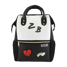 Light   Nine Black and White Tweeny Backpack