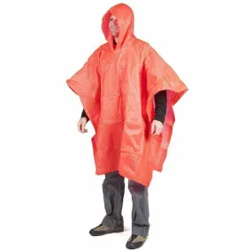 LIGHT WEIGHT PONCHO - ORANGE