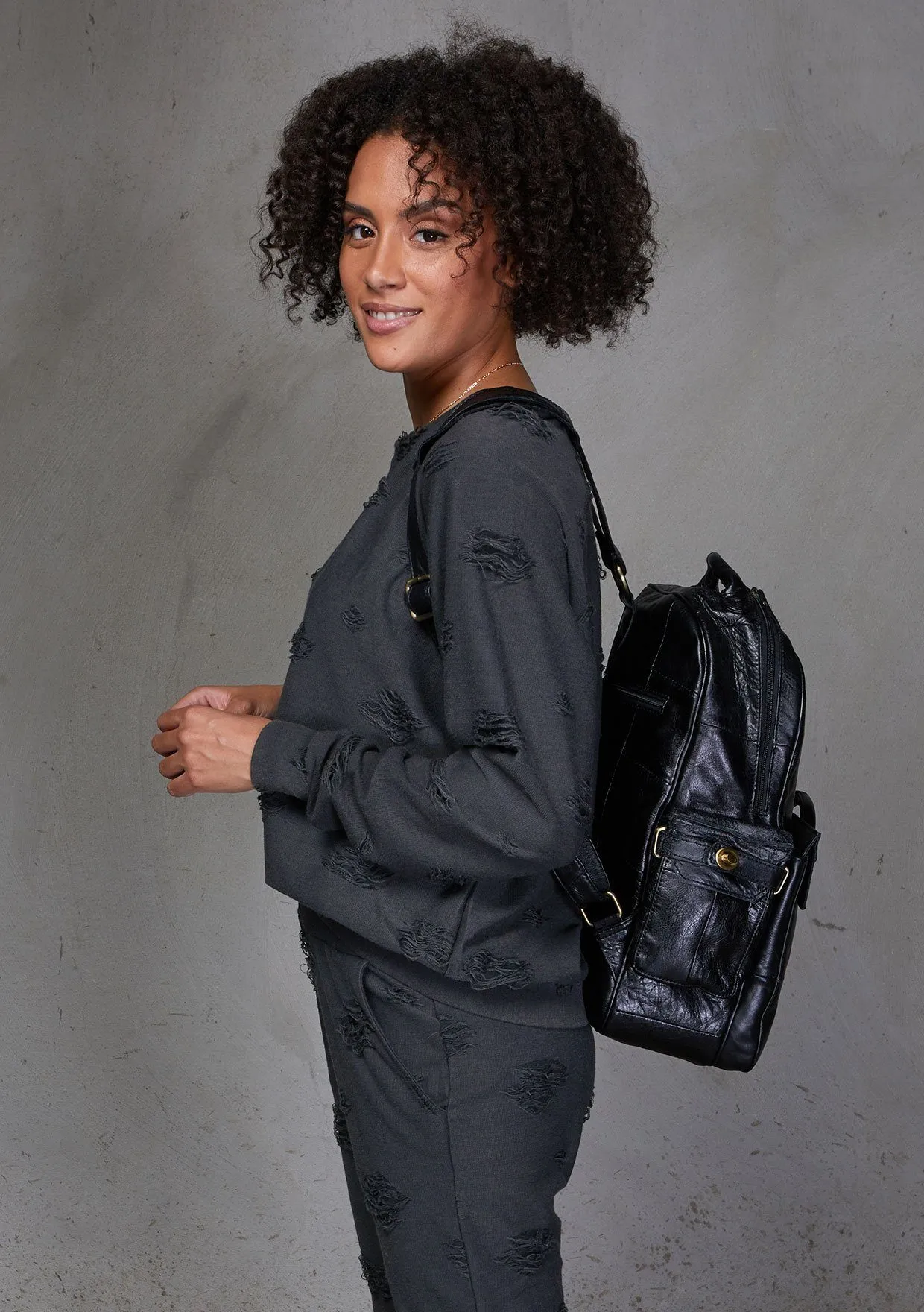 Lincoln Leather Backpack