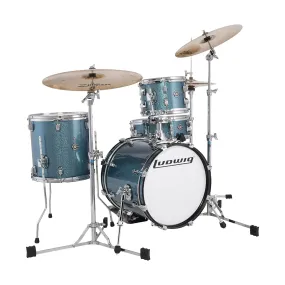 Ludwig Questlove Breakbeats 10/13/16/5x14 4pc. Drum Kit Azure Sparkle