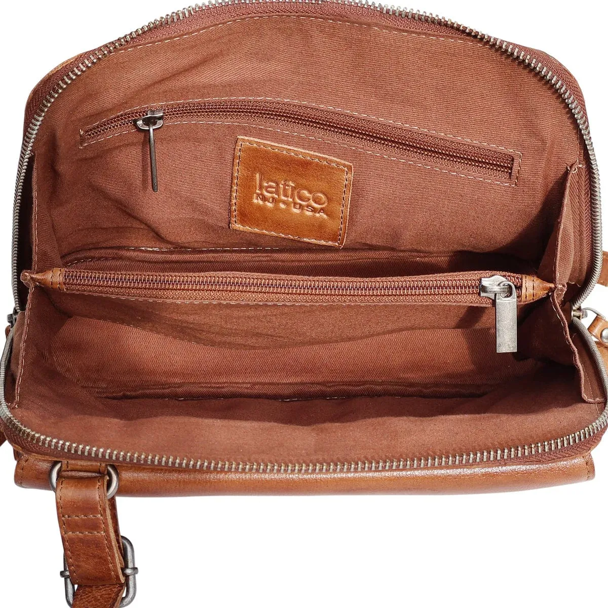 Luna Crossbody in Camel