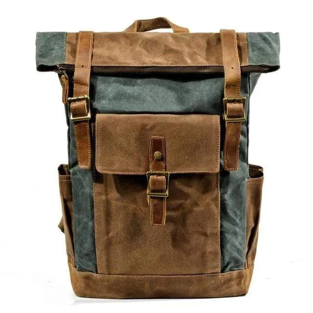 Luxury Vintage Canvas Backpacks for Men