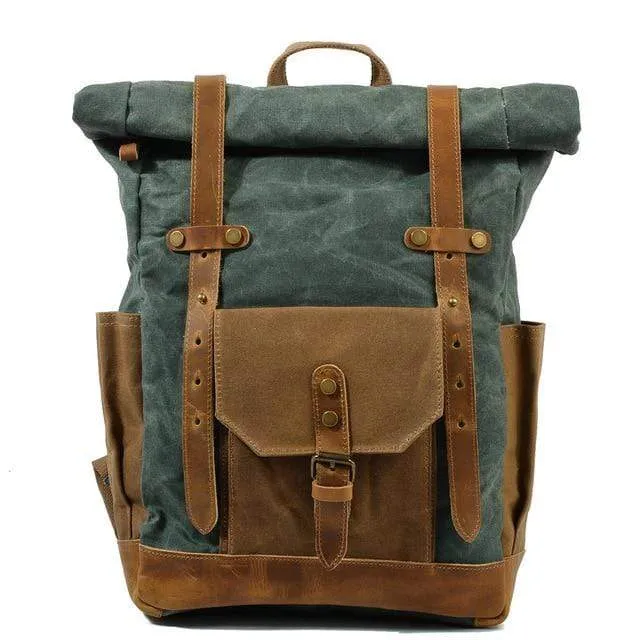 Luxury Vintage Canvas Backpacks for Men