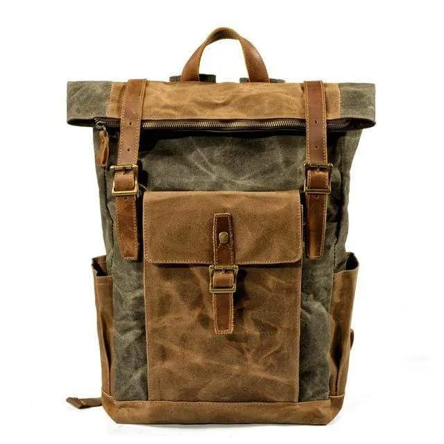 Luxury Vintage Canvas Backpacks for Men