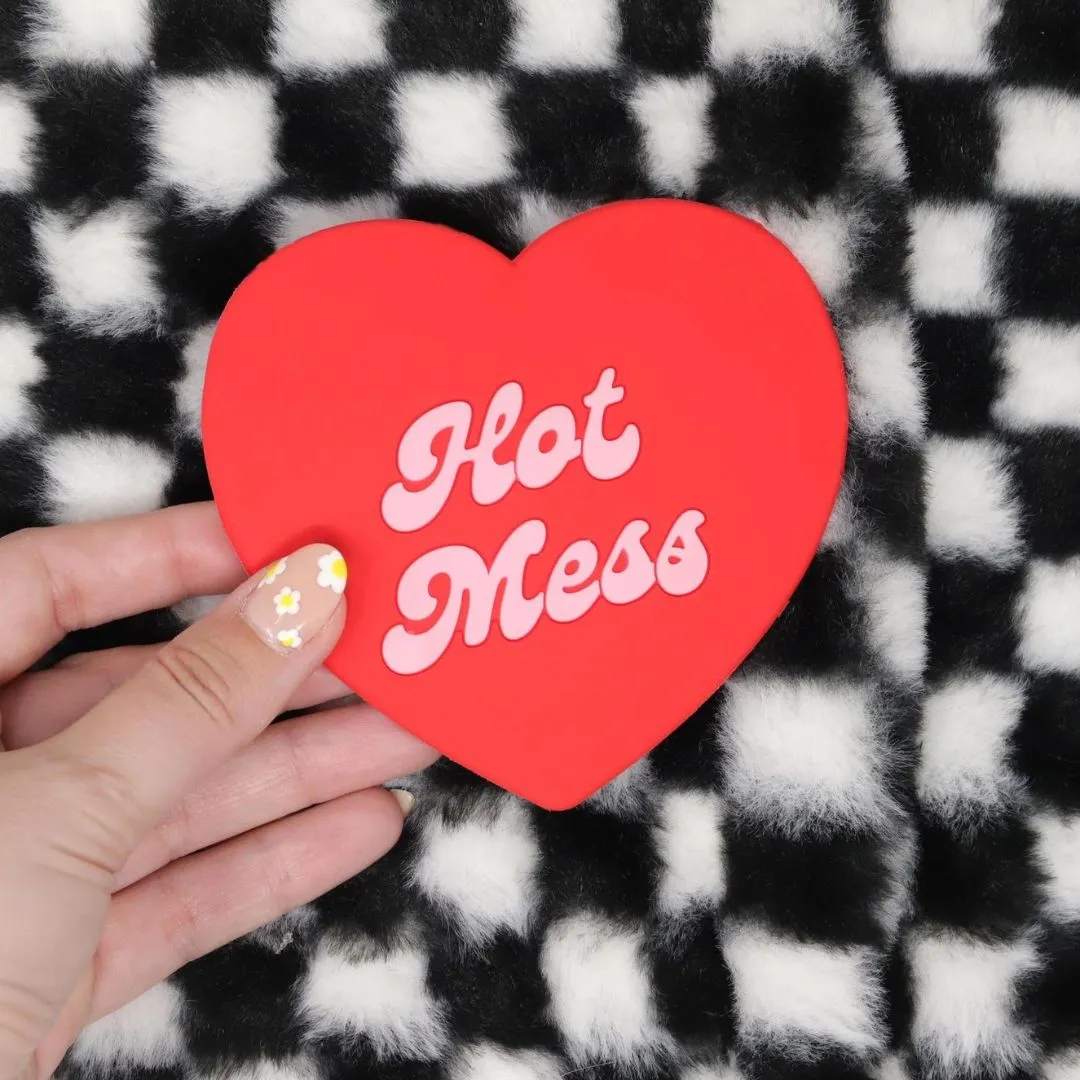 MAG* Hot Mess Heart Pocket Mirror