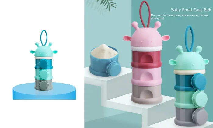 Portable Baby Milk Powder Storage Box