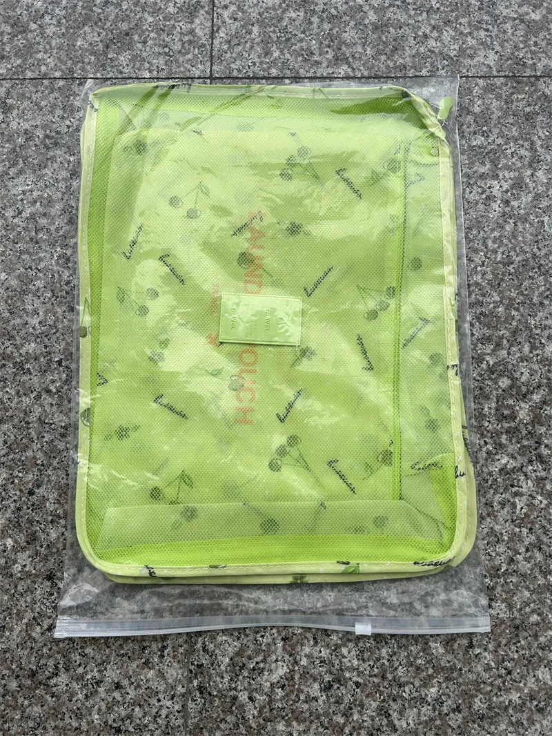 Six-Piece Waterproof Luggage Organizing Bag Set