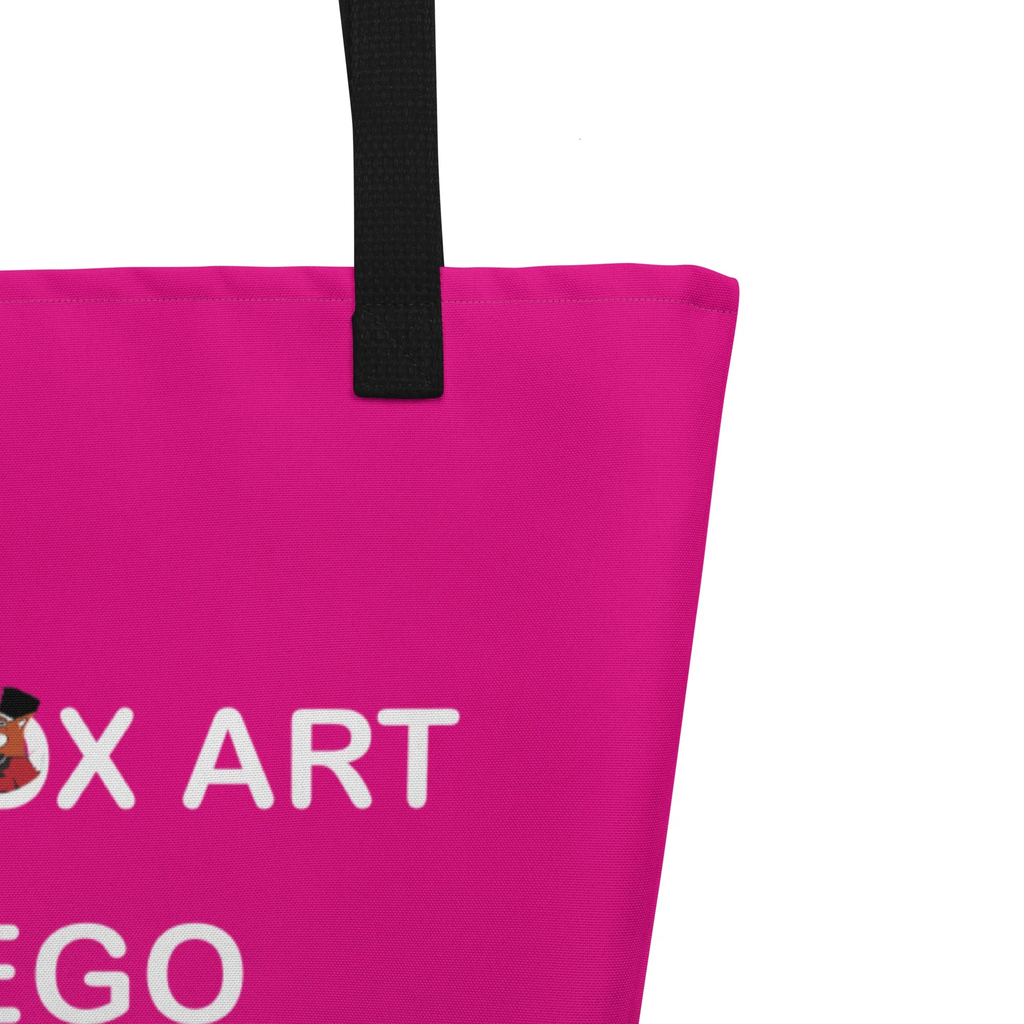 Snooty Fox Art Everyday Tote Bag - Mexico Pink