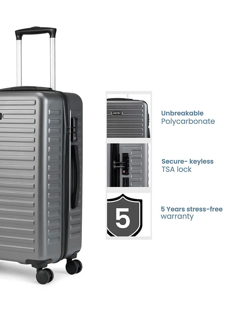 Stark Combo | Grey | Medium Large Hard Luggage