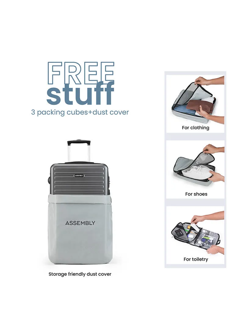 Stark Combo | Grey | Medium Large Hard Luggage