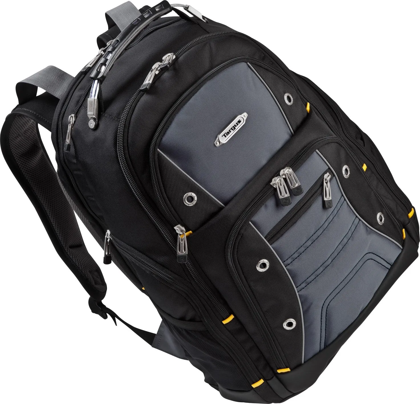 Targus Drifter II for Professional Business Commuter Backpack for 17-Inch Laptop, Black/Gray (TSB239US)