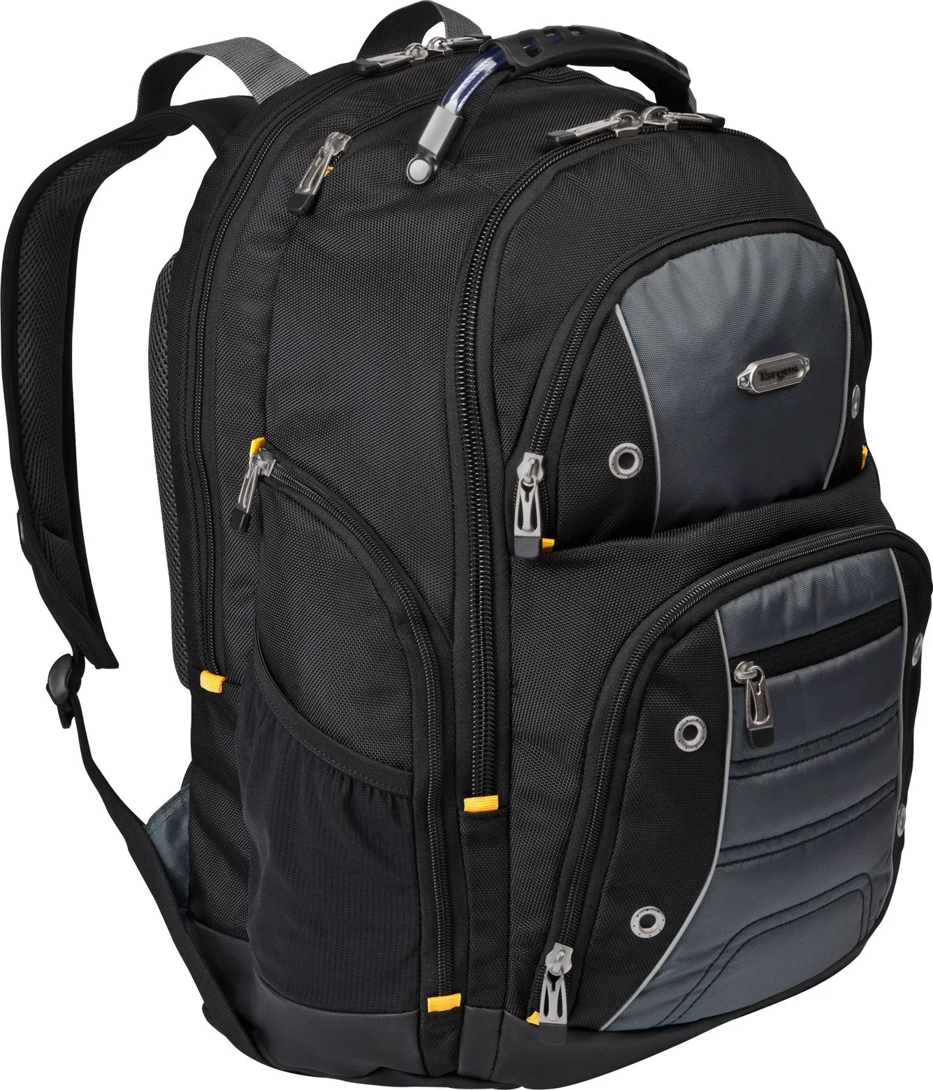 Targus Drifter II for Professional Business Commuter Backpack for 17-Inch Laptop, Black/Gray (TSB239US)