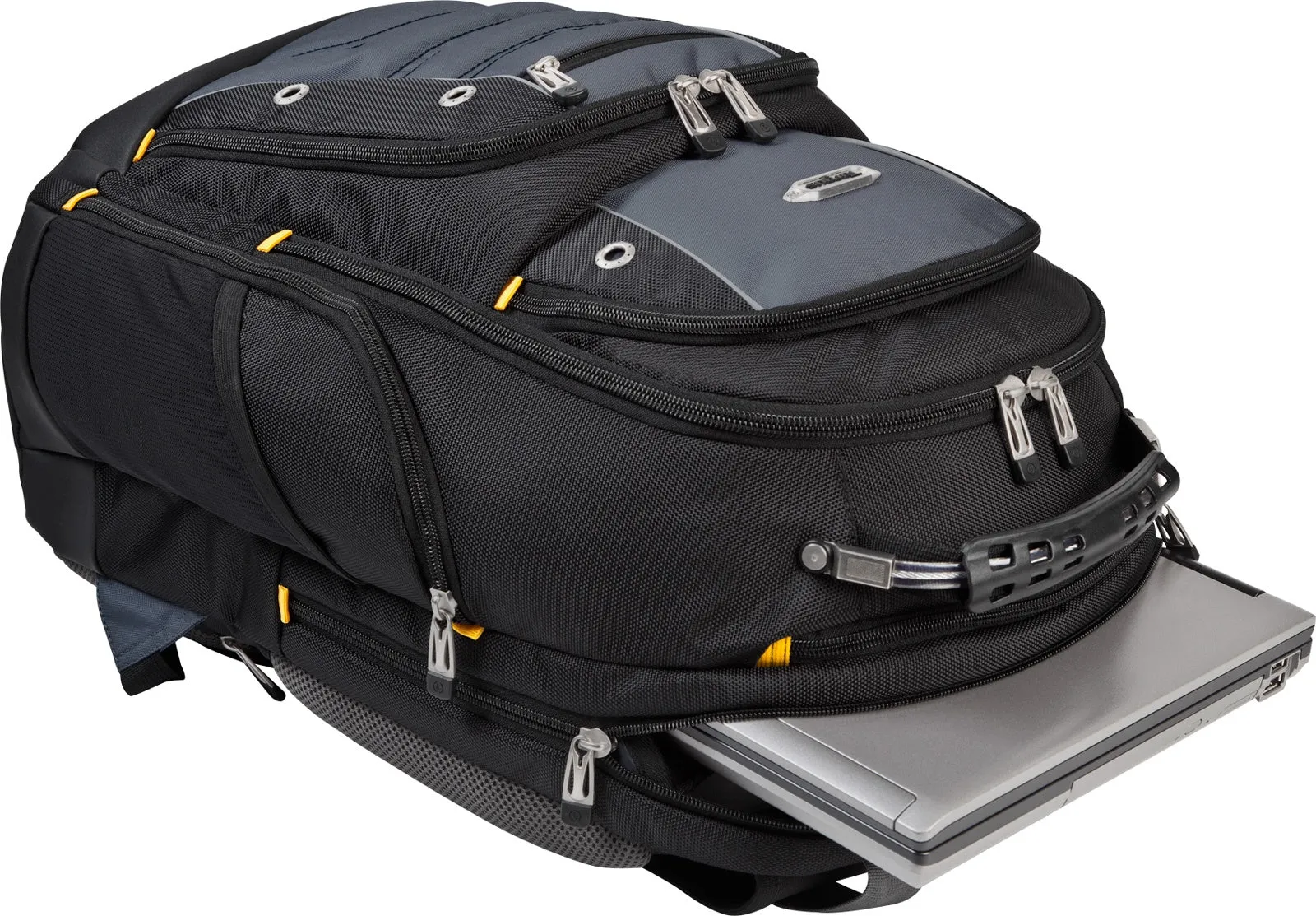 Targus Drifter II for Professional Business Commuter Backpack for 17-Inch Laptop, Black/Gray (TSB239US)