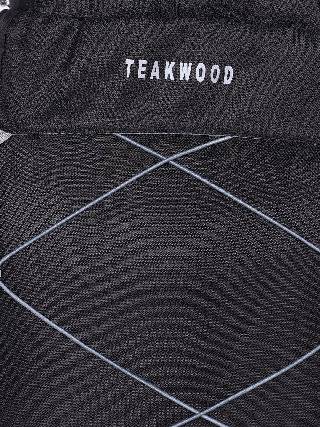 Teakwood Black Solid Rucksack - Black