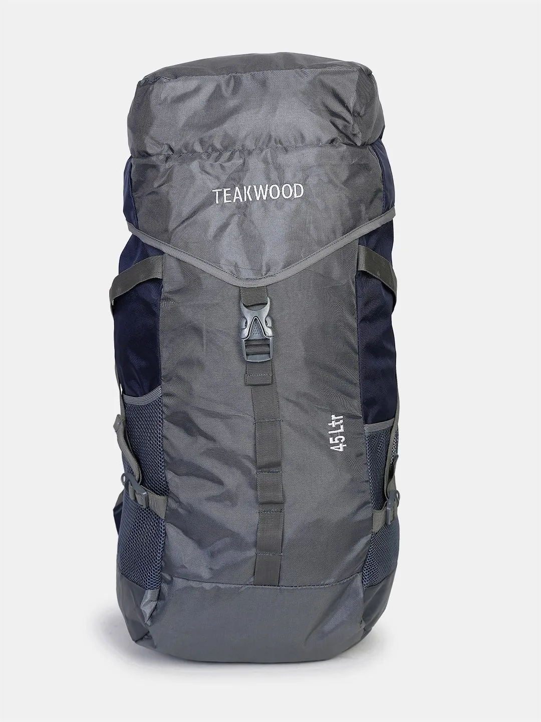 Teakwood Genuine Polyester Rucksacks - Blue-Grey