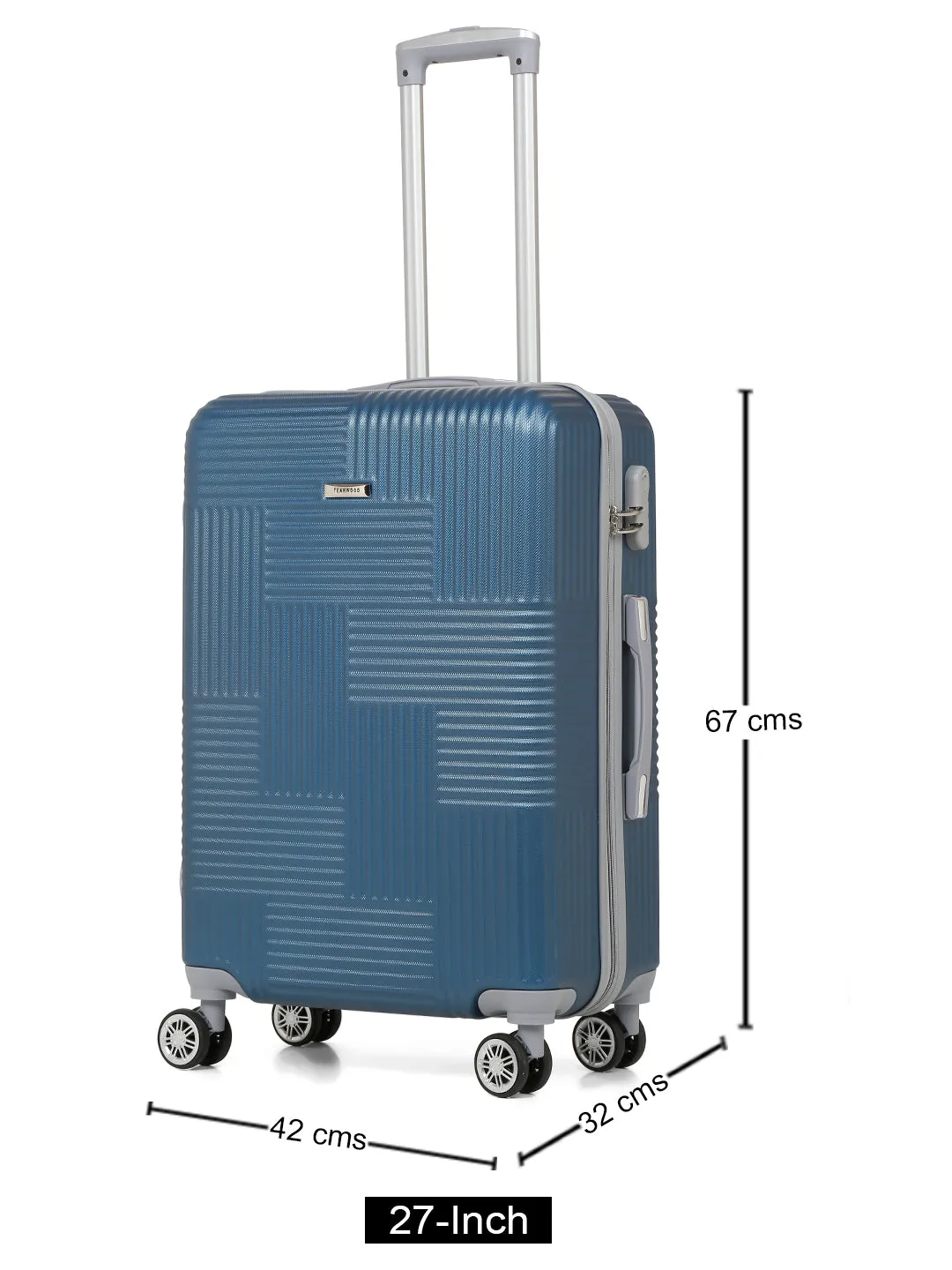 Textured Hard 360 Degree Rotation Hard Medium-Sized Trolley Bag 65 CM