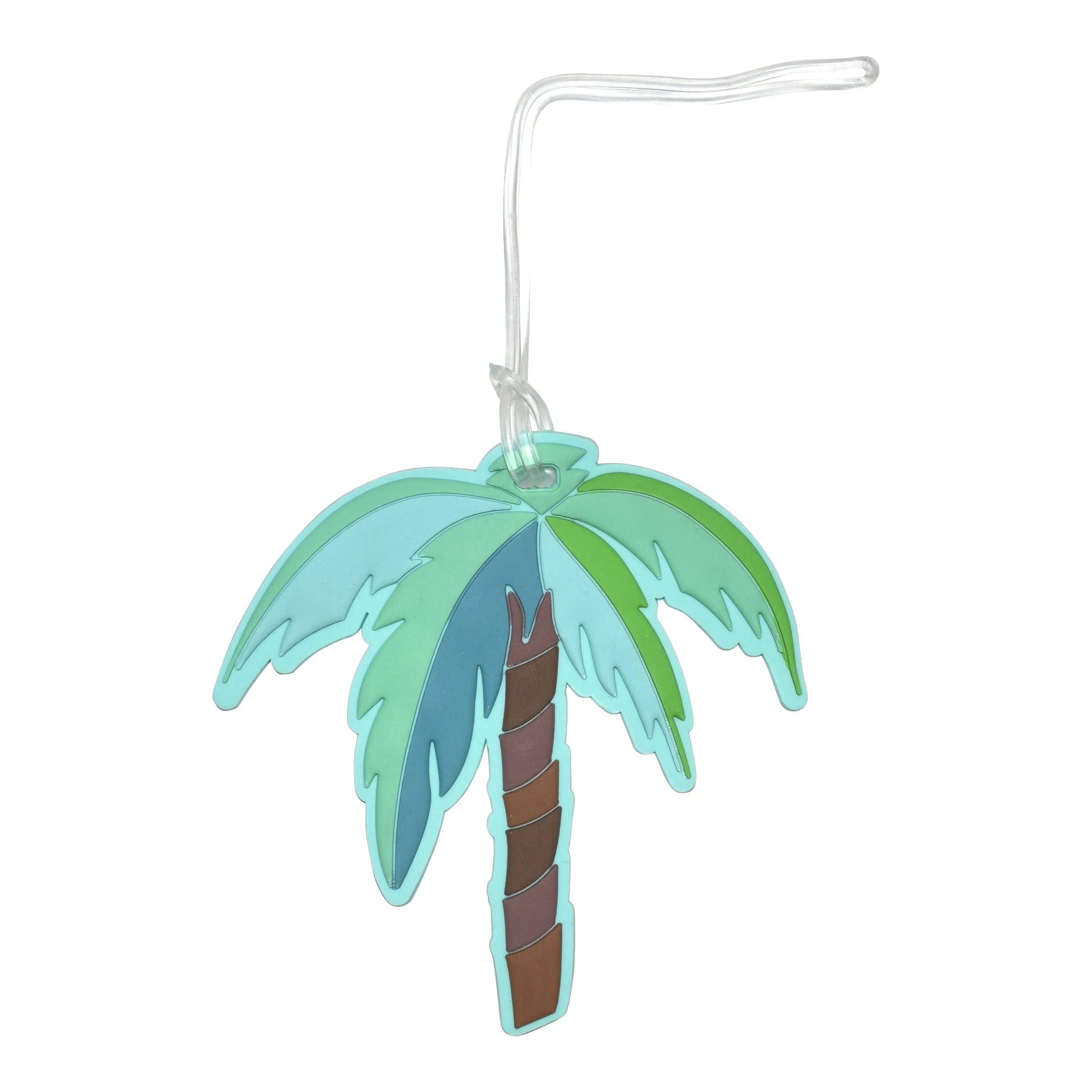 Tropical Travel Journal & Palm Tree Luggage Tag Set